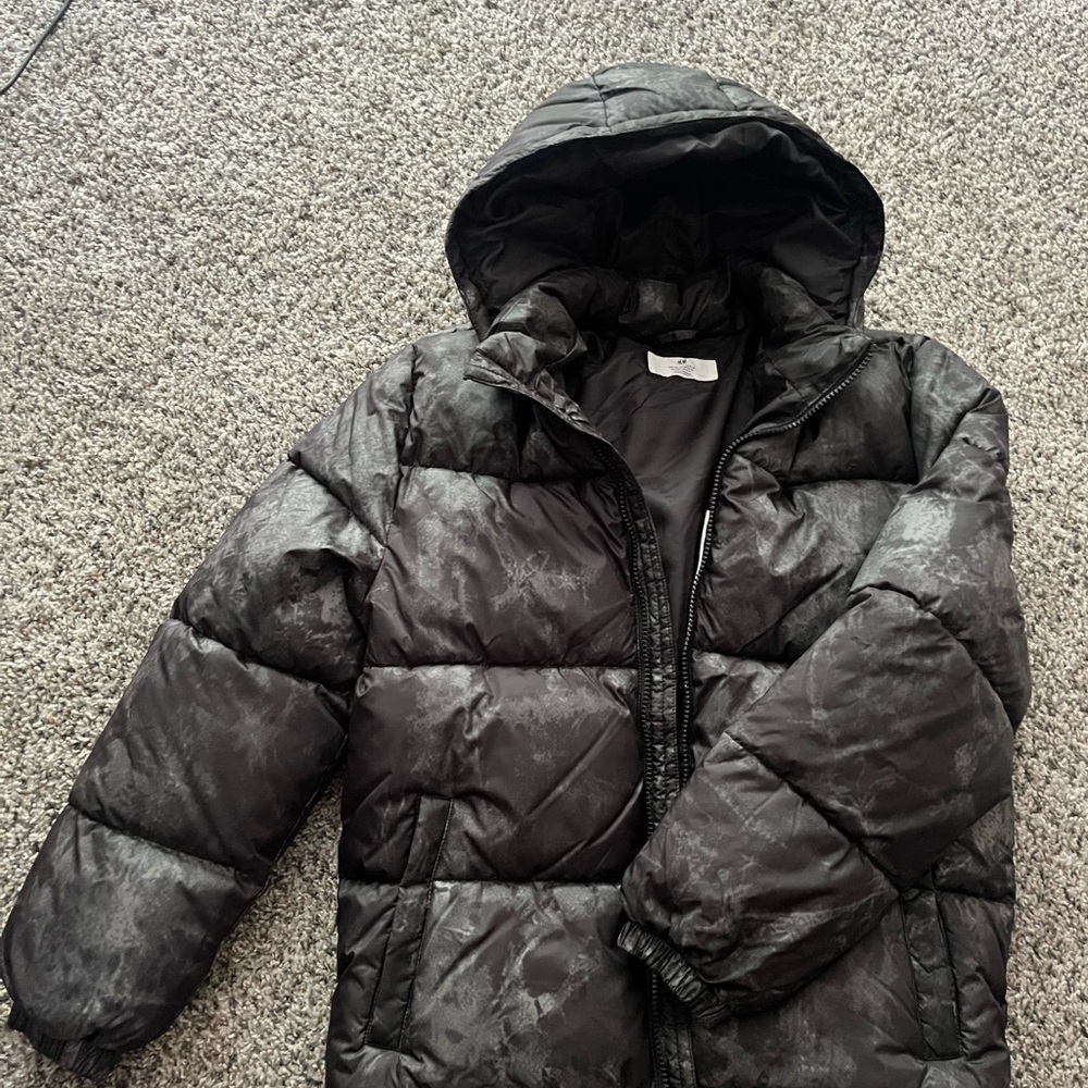 H&M Kids Charcoal Puffer Jacket